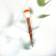 Soft Makeup Brush with Crystal Handle for Beginners