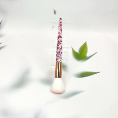 Soft Makeup Brush with Crystal Handle for Beginners