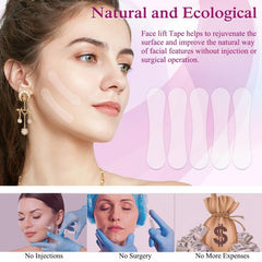120 Pcs Face Lift Tape Invisible Instant Face Lift Tape