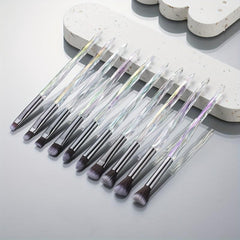 8pcs 10pcs Crystal Handle Eye Makeup Brushes Set