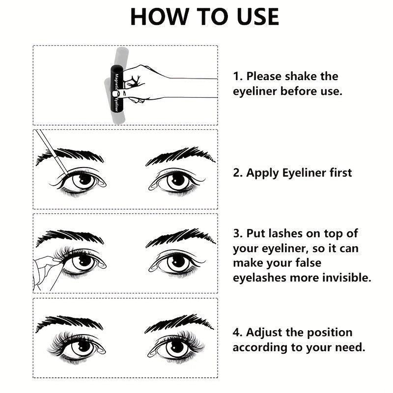 Waterproof Magnetic Eyeliner for Magnetic Eyelashes
