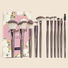 11-Piece Makeup Brush Set with Portable Case