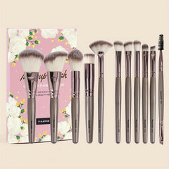 11-Piece Makeup Brush Set with Portable Case