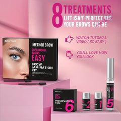 Eyebrow Lamination Kit Easy DIY at Home Long Lasting Salon Use