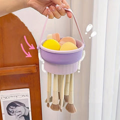 Makeup Sponge & Brush Drying Rack Basket