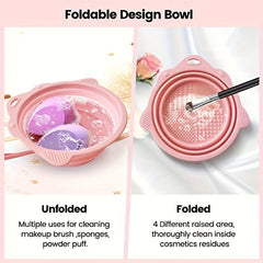 Silicone Makeup Brush Cleaning Mat Set