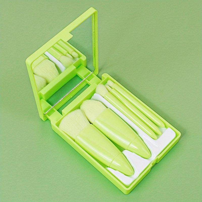 5Pcs Makeup Brushes Set with Mirror