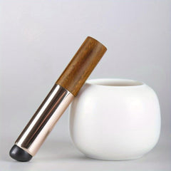 Silicone Concealer Lipstick and Lip Brush with Mini Storage Bottle
