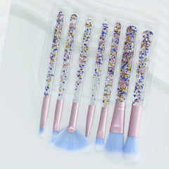 7pcs Crystal Makeup Brush Set Professional Face Eye Makeup Beauty Tool