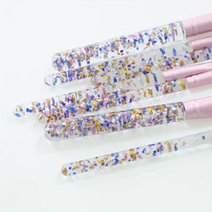 7pcs Crystal Makeup Brush Set Professional Face Eye Makeup Beauty Tool