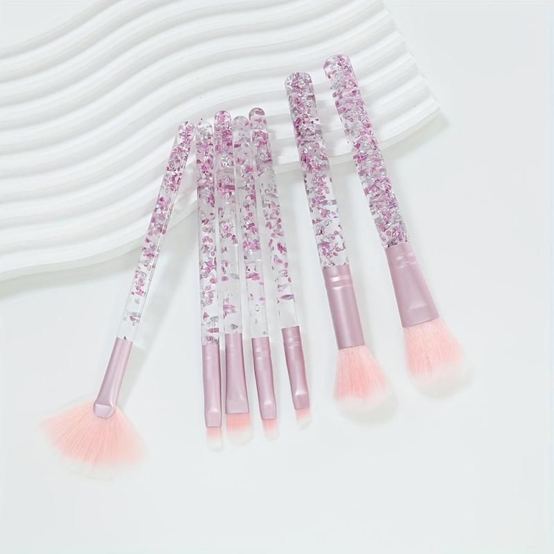 7pcs Crystal Makeup Brush Set Professional Face Eye Makeup Beauty Tool