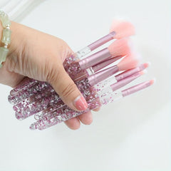 7pcs Crystal Makeup Brush Set Professional Face Eye Makeup Beauty Tool