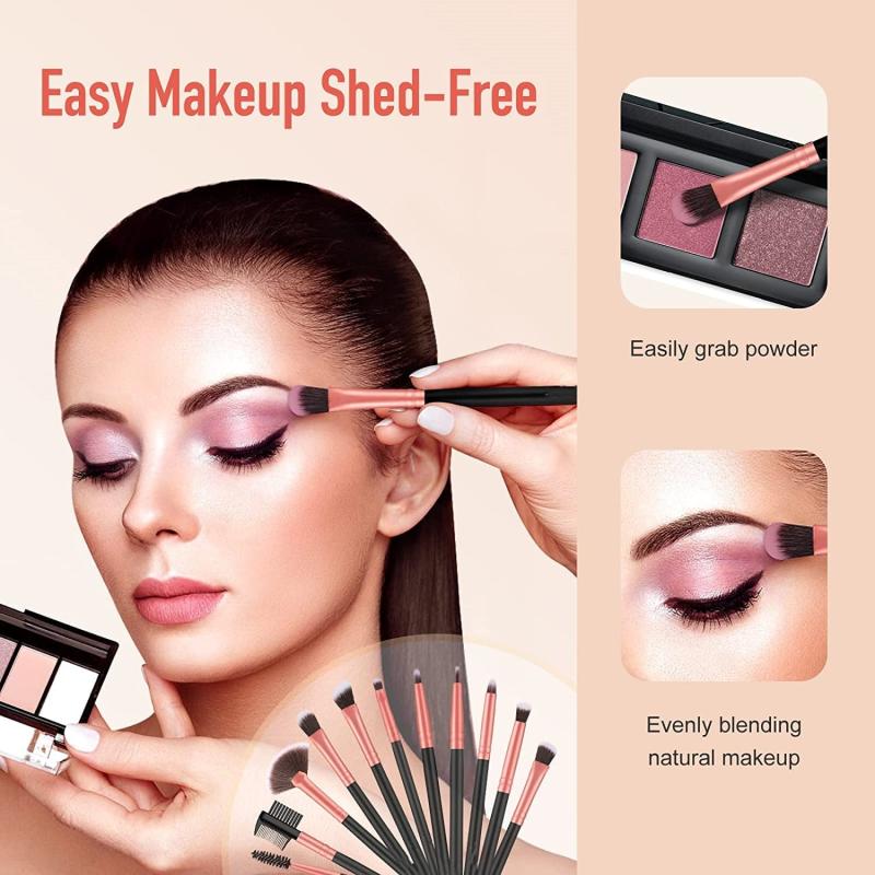 14 Pcs Professional Makeup Brush Set Foundation Face Eye Travel Brushes