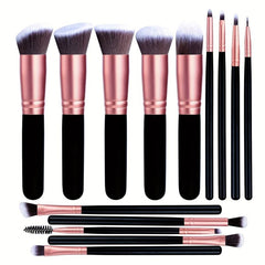 14 Pcs Professional Makeup Brush Set Foundation Face Eye Travel Brushes