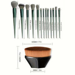 13Pcs Makeup Brushes Set Synthetic Kabuki Foundation Cosmetic Brush