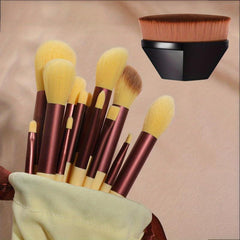 13Pcs Makeup Brushes Set Synthetic Kabuki Foundation Cosmetic Brush