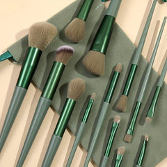 13Pcs Makeup Brushes Set Synthetic Kabuki Foundation Cosmetic Brush