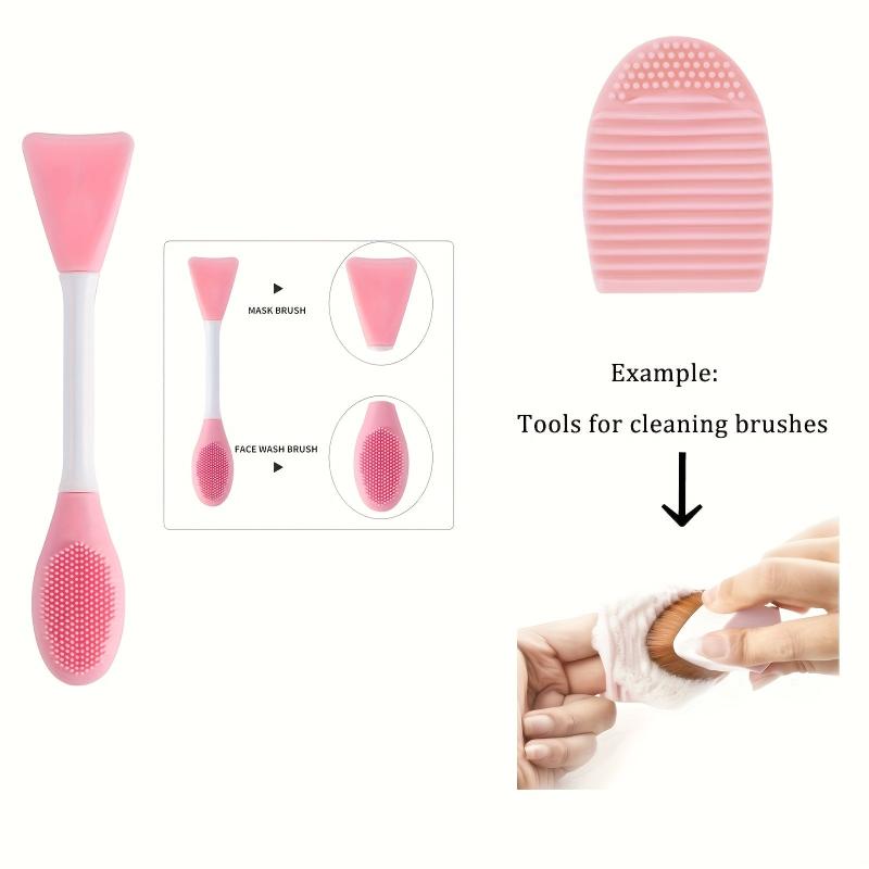 22 pcs Marble Makeup Brush Set with Sponges, Cleaning Brush Pad