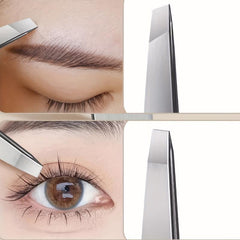 4pcs Set Clip Eyebrow Grooming Small Tweezers Plucking Beard Tool