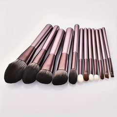 12pcs Makeup Brush Set Blush Eye Powder Foundation Brushes Cosmetic Kit