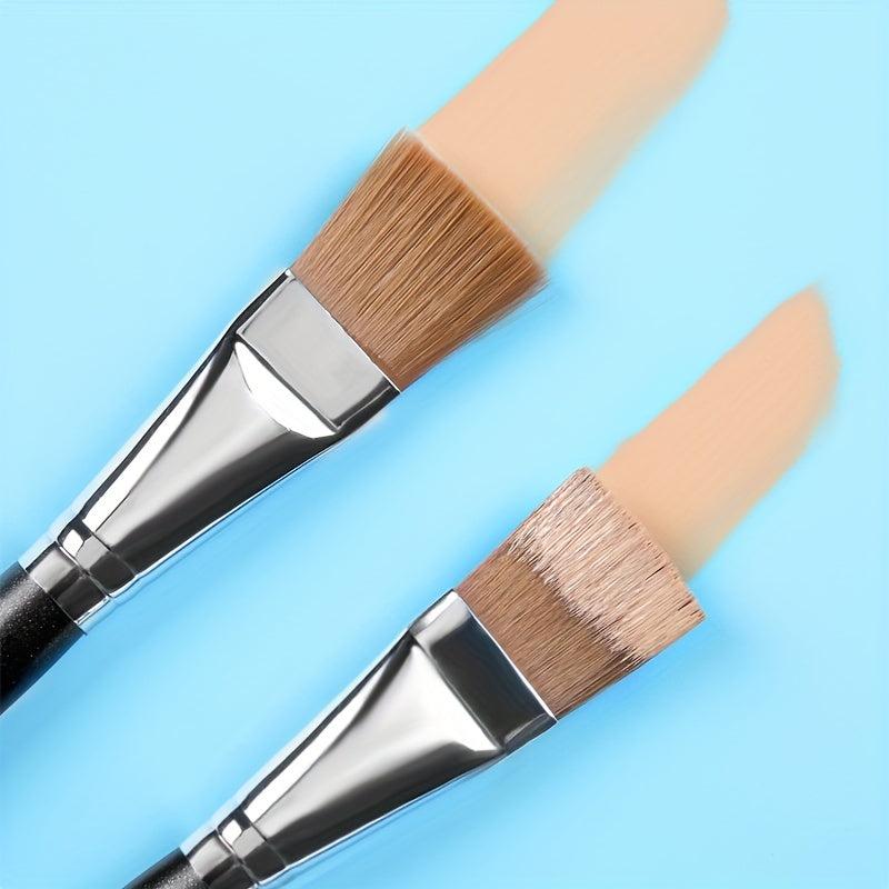 Hand held Foundation Brush for Liquid Cream Powder Makeup