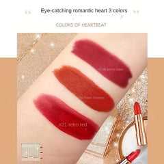 Leather Bag Lipstick Set, Velvet Matte Brightening Lipstick