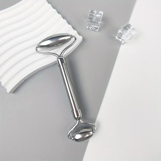 Stainless Steel Gua Sha Set & Massage Roller for Facial Care