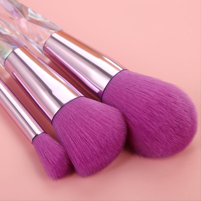 Crystal Acrylic Handle Makeup Brush Set Beauty Tools Eye Makeup Brush