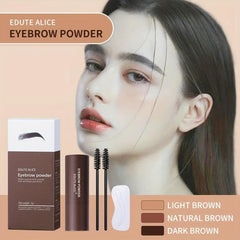 Eyebrow Stamp Stencil Kit Definer Powder with 10 Stencils