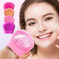 Silicone Facial Scrub Cat Claw Brush Pore Cleaning Massage Exfoliator