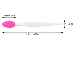 5pcs Silicone Lip Scrub Brush Exfoliating Tool for Fuller Lips