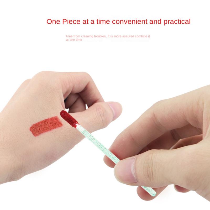 50PCS Disposable Crystal Rod Lip Brush