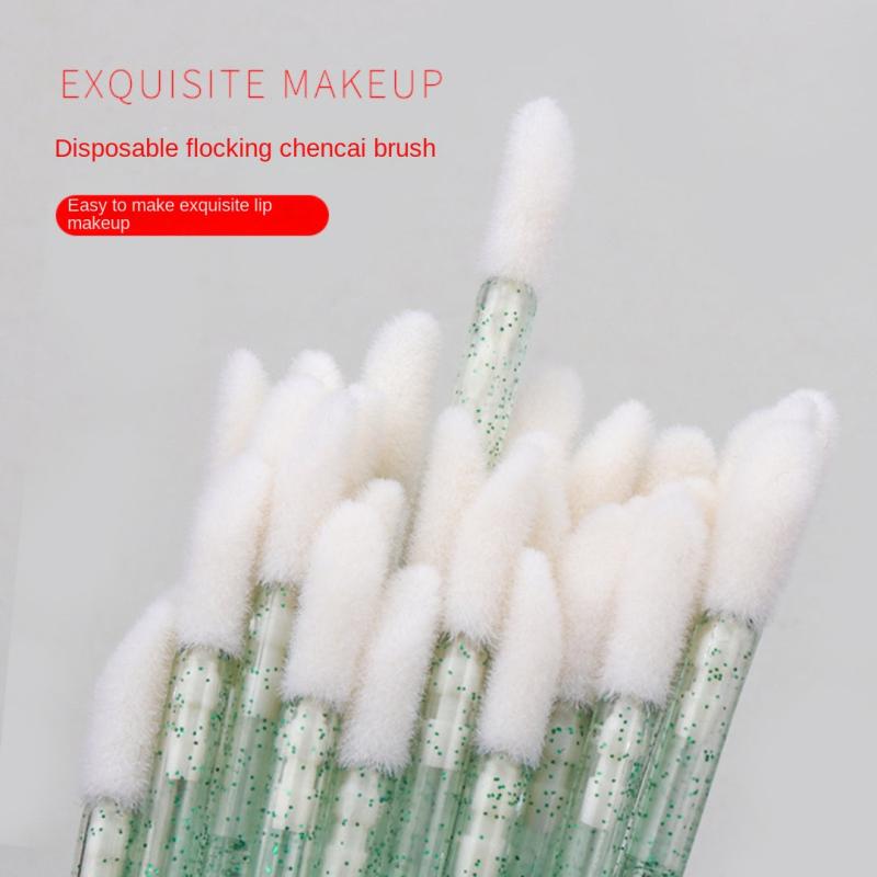 50PCS Disposable Crystal Rod Lip Brush