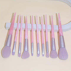 10pcs Synthetic Makeup Brush Set for Foundation Eyeshadow Blush