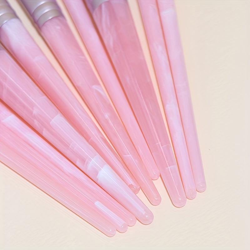 10pcs Synthetic Makeup Brush Set for Foundation Eyeshadow Blush
