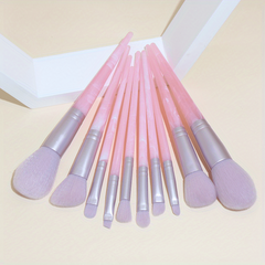 10pcs Synthetic Makeup Brush Set for Foundation Eyeshadow Blush