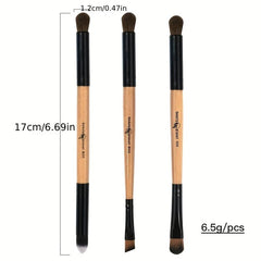 Professional Double Ended Horse Hair Makeup Brushes Set