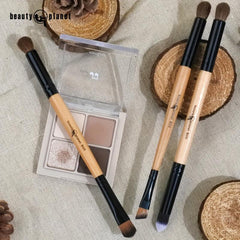 Professional Double Ended Horse Hair Makeup Brushes Set