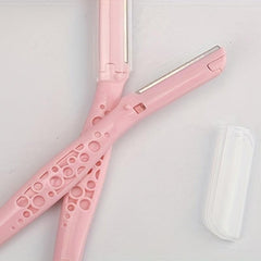 2pcs Eyebrow Razor for Women Dermaplaning Tool with Protective Cover