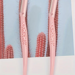 2pcs Eyebrow Razor for Women Dermaplaning Tool with Protective Cover