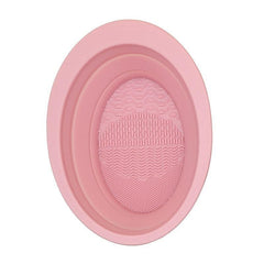 Silicone Makeup Brush Cleaning Mat and Drying Net Set