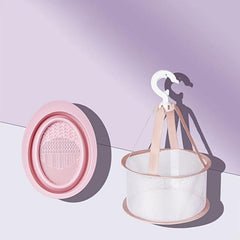 Silicone Makeup Brush Cleaning Mat and Drying Net Set