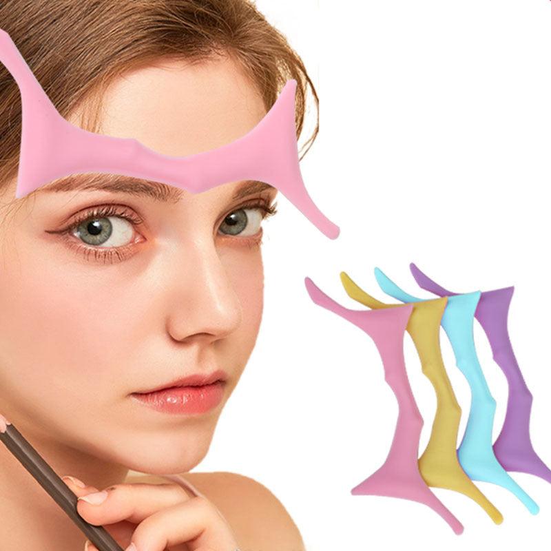 Silicone Eyebrow Shaper Card Lazy Makeup Tool For Perfect Eyebrow Shape