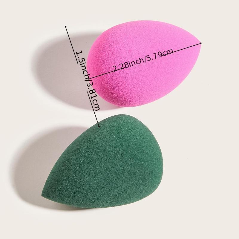 2pcs Makeup Sponge Set for Powder Liquid Cream Makeup - Ideal for Travel