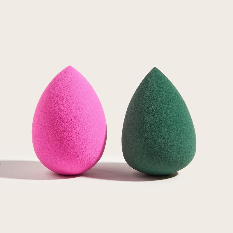 2pcs Makeup Sponge Set for Powder Liquid Cream Makeup - Ideal for Travel