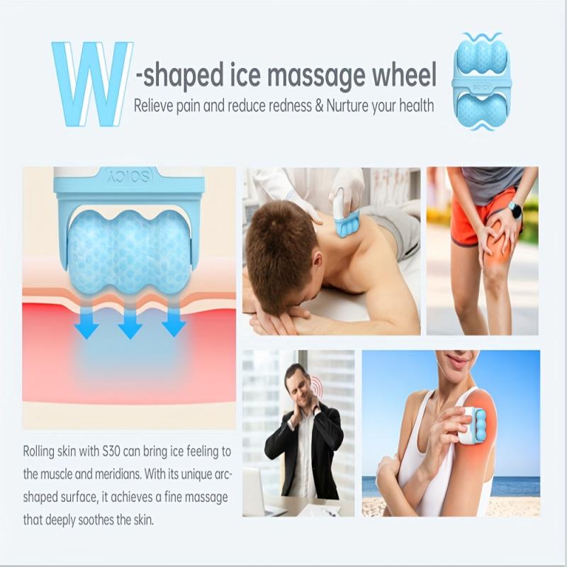 V Shaped Ice Roller for Face Eyes Neck Brighten Skin Care Beauty Tools