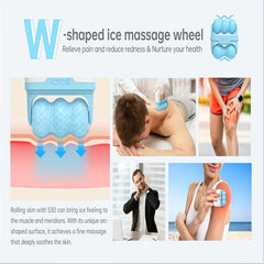 V Shaped Ice Roller for Face Eyes Neck Brighten Skin Care Beauty Tools