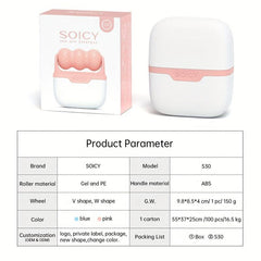 V Shaped Ice Roller for Face Eyes Neck Brighten Skin Care Beauty Tools