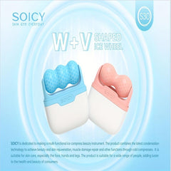 V Shaped Ice Roller for Face Eyes Neck Brighten Skin Care Beauty Tools