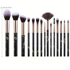 Marble Makeup Brushes Set Beauty Tool Kit Synthetic Face Eye Lip
